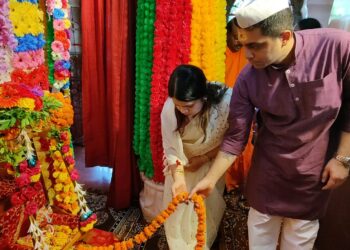 श्री मंगळग्रह मंदिरात श्रीराम जन्मोत्सव साजरा