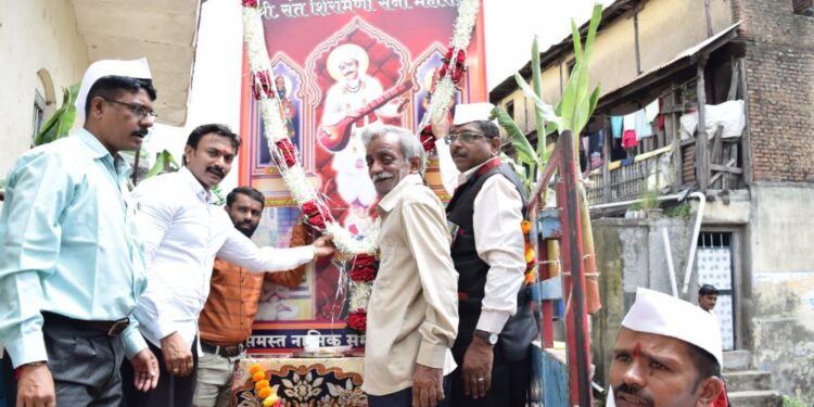 श्री. संत सेना महाराज यांच्या पुण्यतिथी यावल येथे डॉ. कुंदन फेगडे यांच्या प्रमुख उपस्थिती मध्ये संपन्न