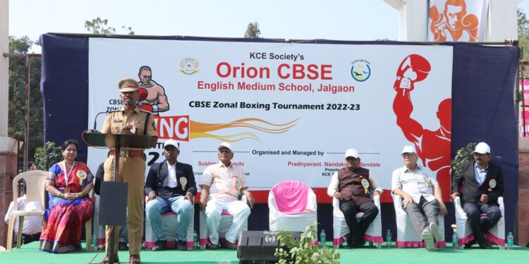 महाराष्ट्रात पहिल्यांदाच सीबीएसई साउथ झोन २ बोक्सिंग स्पर्धेचा उद्घाटन पोलीसअधीक्षकयांच्या हस्ते