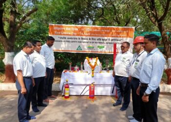 जैन इरिगेशनमध्ये अग्निशमन दिवस साजरा