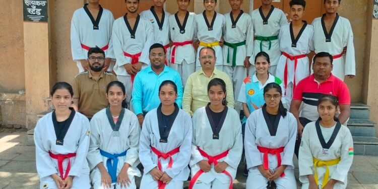 राज्यस्तरीय तायक्वांडो स्पर्धेत जैन स्पोर्टस् अॅकॅडमीच्या खेळाडूंची रत्नागिरी येथे निवड