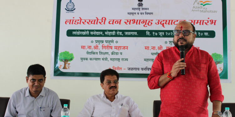 ना. गुलाबराव पाटील यांच्याहस्ते योग भवनाचे लोकार्पण