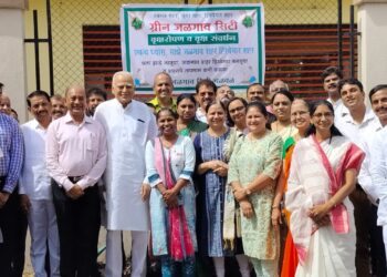 ग्रीन सिटी जळगाव संस्थेतर्फे रामदास कॉलनी परिसरात 100 झाडांच्या लागवड
