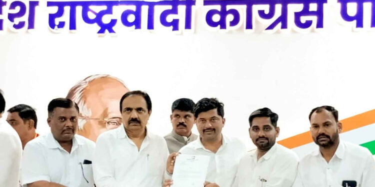 राष्ट्रवादी युवक काँग्रेस ग्रामीण जिल्हाध्यक्षपदी उमेश पाटील