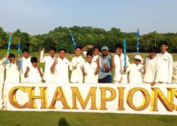 जळगाव ग्रामीण मधून अनुभूती निवासी स्कूलचा क्रिकेट संघ विजयी
