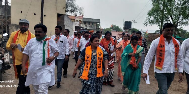 ठिणगी पडली, मशाल पेटली : पाचोरा येथे करण पाटील यांच्या प्रचाराचा शुभारंभ !