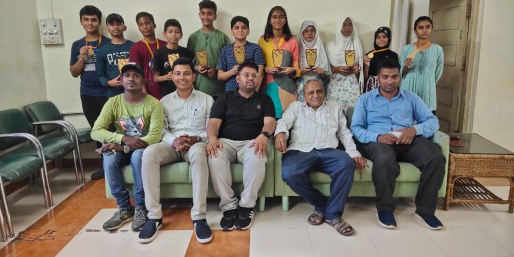 १५ वर्ष राज्यस्तरीय बुद्धिबळ स्पर्धेसाठी यांची निवड