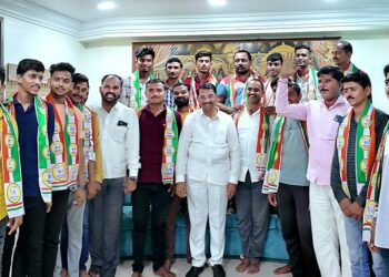 म्हसावद, जळगाव खुर्दच्या तरूणांचा राष्ट्रवादी काँग्रेस शरदचंद्र पवार पक्षात जाहीर प्रवेश