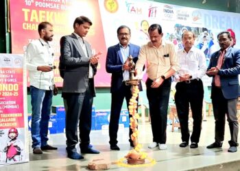 34 वी राज्यस्तर सब-ज्युनिअर तायक्वांदो स्पर्धेचे थाटात उद्घाटन