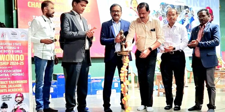 34 वी राज्यस्तर सब-ज्युनिअर तायक्वांदो स्पर्धेचे थाटात उद्घाटन