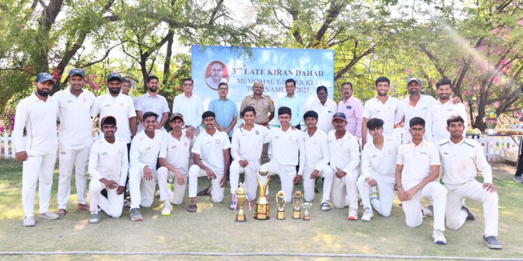 तिसरी स्वर्गीय किरण दहाड स्मृती टी-ट्वेंटी क्रिकेट स्पर्धा यशस्वीरित्या संपन्न