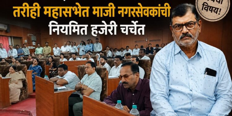 घरातून कोणीही निवडून नाही, तरी महासभेत कायम उपस्थिती; मनपात रंगली चर्चा !