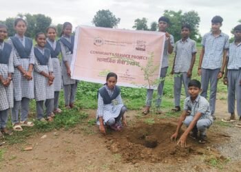 वृक्षसंवर्धनाचा वंजारी येथील ग्रामस्थांचा निर्धार