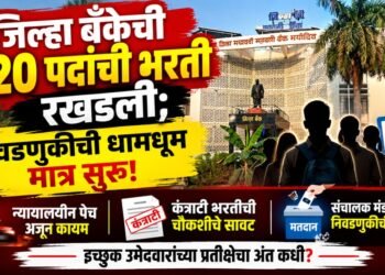 जिल्हा बँकेच्या २२० पदांची भरती रखडली; निवडणुकीची धामधूम मात्र सुरू !